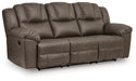 Lowilla - Reclining Sofa - Driftwood - Tallahassee Discount Furniture (FL)