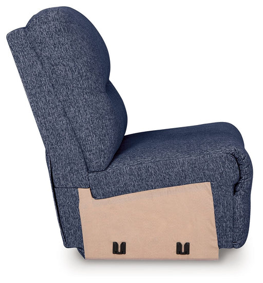 Acklen Place - Navy - Armless Chair - Tallahassee Discount Furniture (FL)