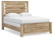 Brozmont - Queen Panel Bed - Tan - Tallahassee Discount Furniture (FL)