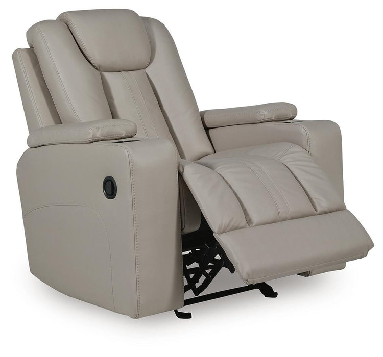 Elevate Edges - Glider Recliner - Coin - Tallahassee Discount Furniture (FL)