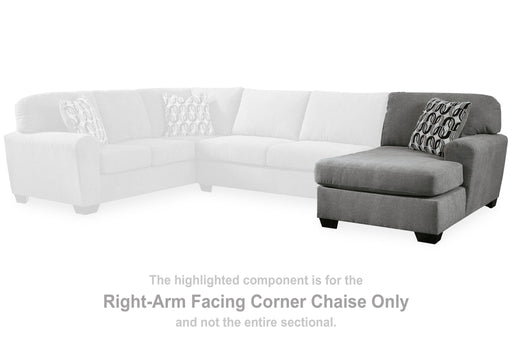 Birkdale Court - Gray - Raf Corner Chaise - Tallahassee Discount Furniture (FL)