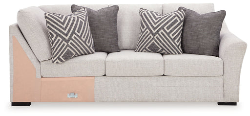 Koralynn - Raf Sofa with Corner Wedge - Stone - Tallahassee Discount Furniture (FL)