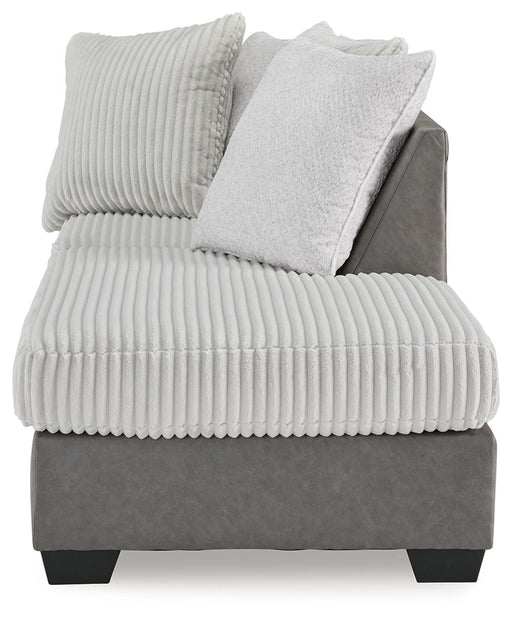 Clairette Court - Alloy - Raf Corner Chaise - Tallahassee Discount Furniture (FL)