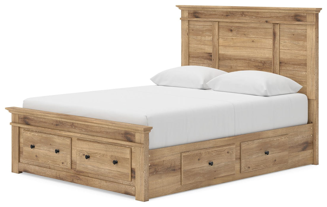 Makidern - Panel Storage Bed With 2 Under Bed Storage Units - Tallahassee Discount Furniture (FL)