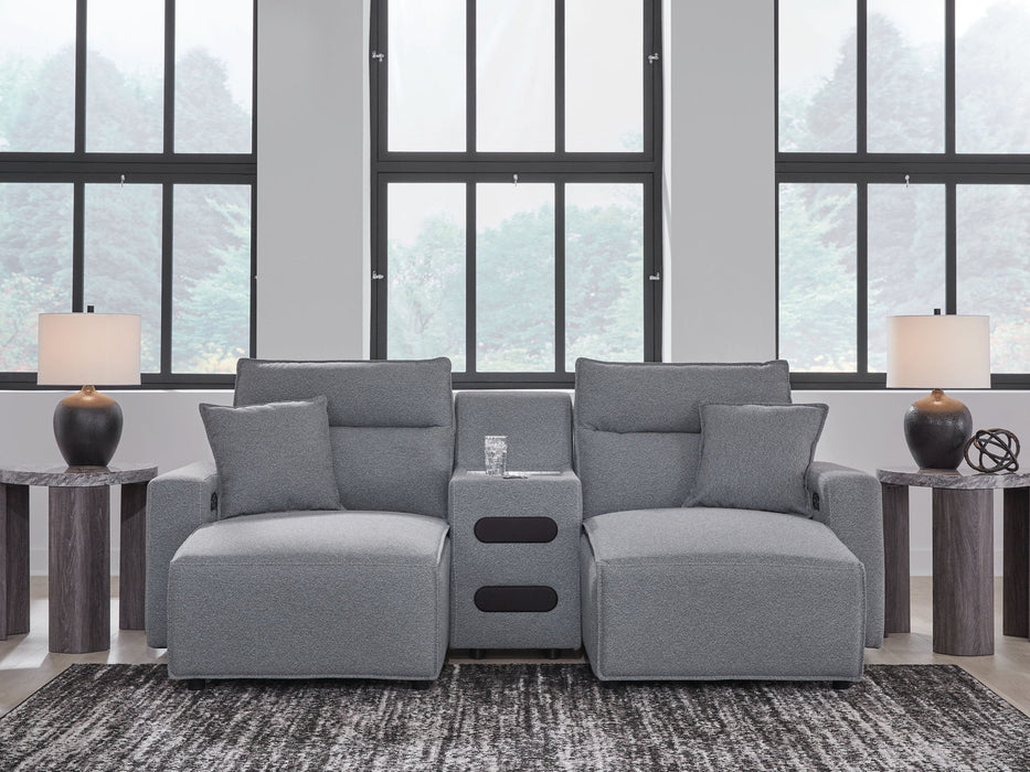 ModMax II - Salt And Pepper - Reclining Sectional - Tallahassee Discount Furniture (FL)
