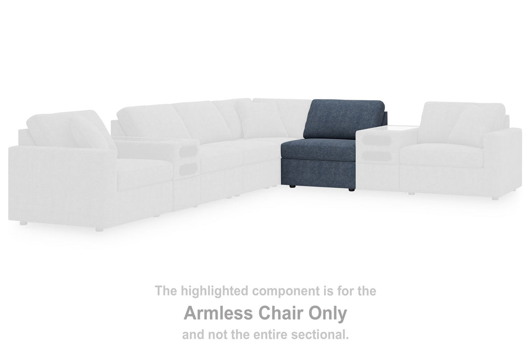 Modmax - Armless Chair - Ink - Tallahassee Discount Furniture (FL)