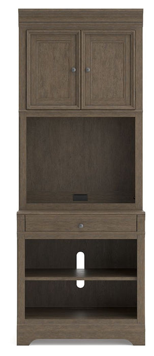 Janismore - Weathered Gray - Bookcase - Tallahassee Discount Furniture (FL)