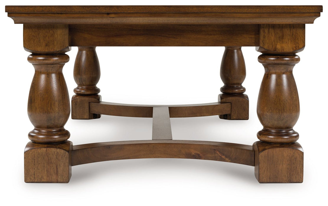 Sturlayne - Brown - Rectangular Cocktail Table - Tallahassee Discount Furniture (FL)