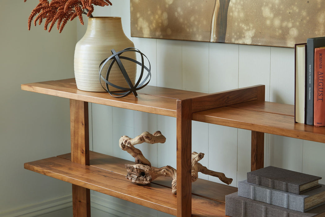 Fayemour - Brown - Console Sofa Table - Tallahassee Discount Furniture (FL)