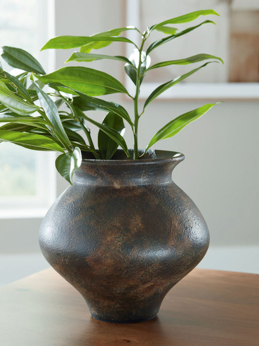 Laddlow - Vase - Antique Brown - Tallahassee Discount Furniture (FL)