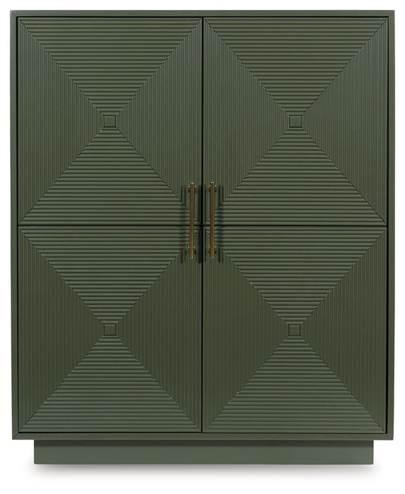 Geirwood - Dark Green - Accent Cabinet - Tallahassee Discount Furniture (FL)