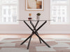 Pharwynn - 5 Pc. - Dining Room Table, 4 Side Chair - Black - Tallahassee Discount Furniture (FL)