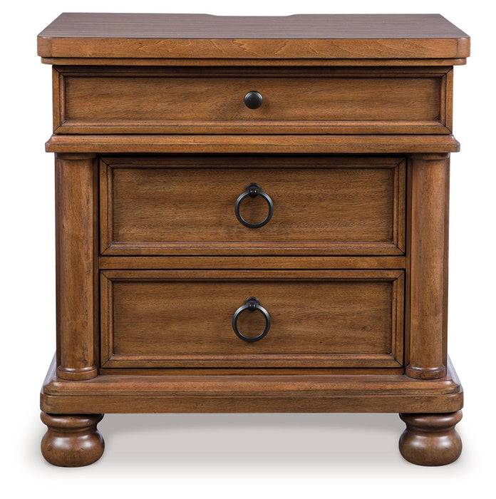 Rowlenstown - Three Drawer Night Stand - Tallahassee Discount Furniture (FL)