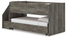 Frandern - Gray - Twin Over Twin Loft Bed - Tallahassee Discount Furniture (FL)