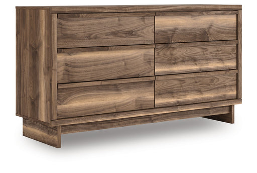 Chirason - Brown - Six Drawer Dresser - Tallahassee Discount Furniture (FL)