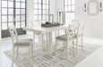Robbinsdale - Rectangular Counter Height Dining Extension Table Set - Tallahassee Discount Furniture (FL)