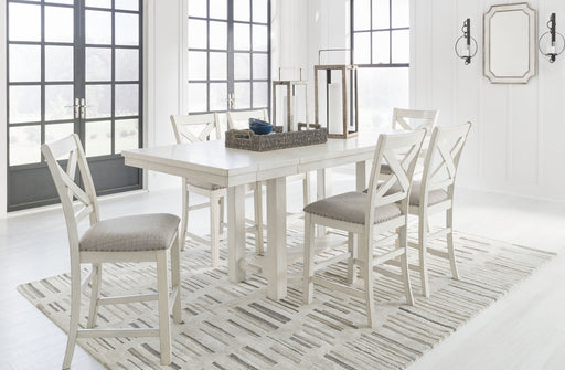 Robbinsdale - Rectangular Counter Height Dining Extension Table Set - Tallahassee Discount Furniture (FL)