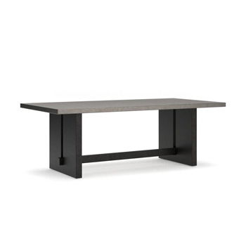 Salina Bay - Rectangular Dining Table With Umbrella Option - Black / Gray - Tallahassee Discount Furniture (FL)