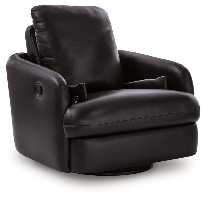 ModMax II - Swivel Glider Recliner - Black - Tallahassee Discount Furniture (FL)