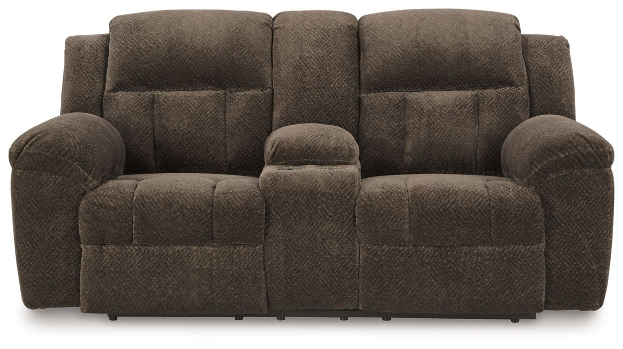 Frohn - Dbl Reclining Loveseat With Console - Tallahassee Discount Furniture (FL)