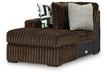 Midnight-Madness - Chocolate - LAF Corner Chaise - Tallahassee Discount Furniture (FL)