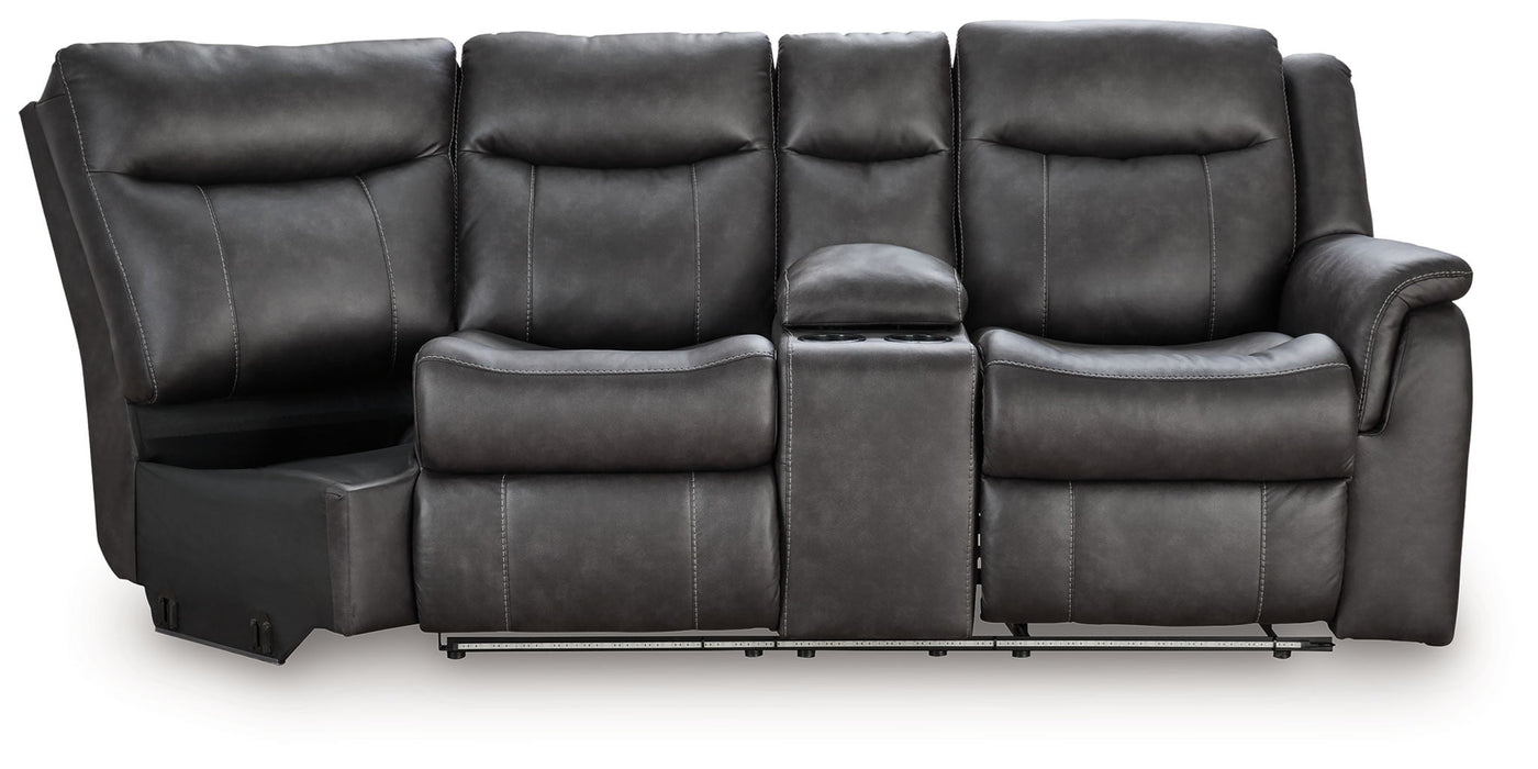 Sultan Meadow - Eclipse - RAF Reclining Loveseat - Tallahassee Discount Furniture (FL)