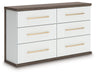 Kendanport - Six Drawer Dresser - Tallahassee Discount Furniture (FL)