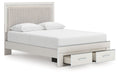 Zuraleus - Upholstered Panel Platform Storage Bed - Tallahassee Discount Furniture (FL)