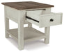 Bolanburg - White / Brown / Beige - Rectangular End Table - Tallahassee Discount Furniture (FL)