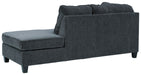 Abinger - Smoke - RAF Corner Chaise - Tallahassee Discount Furniture (FL)