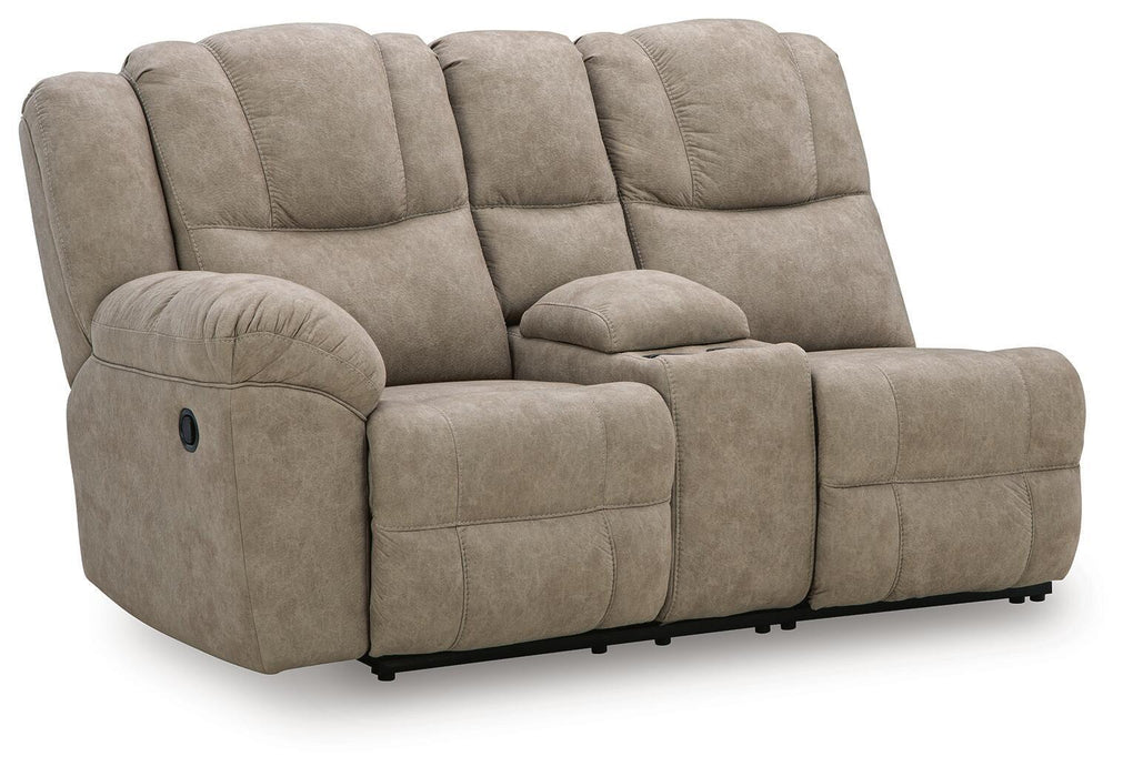 Pearce-Pike - LAF Reclining Loveseat With Console - Birch - Tallahassee Discount Furniture (FL)