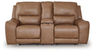 DeepWakes - Power Reclining Loveseat / Console / Adjustable Headrest - Tallahassee Discount Furniture (FL)