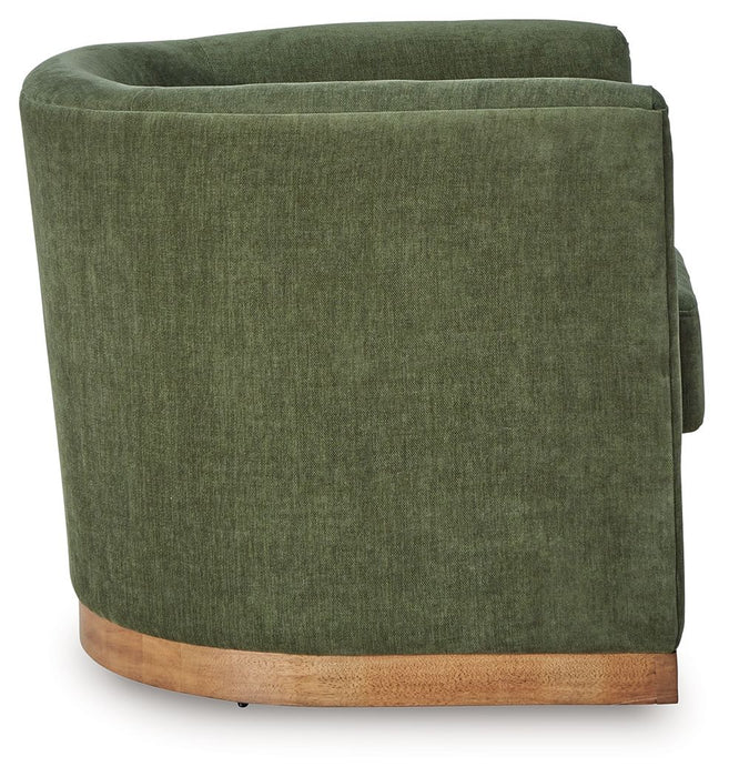 Jersonlow - Forest Green - Swivel Chair - Tallahassee Discount Furniture (FL)