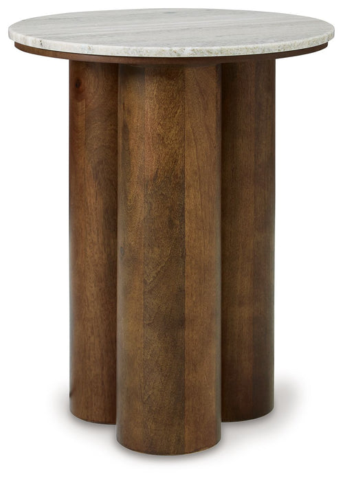 Henfield - Beige / Brown - Accent Table - Tallahassee Discount Furniture (FL)