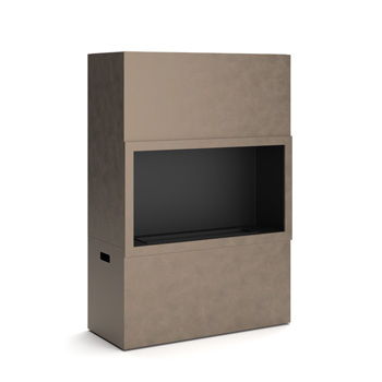 Midnight Mountain - Freestanding Fireplace - Light Brown - Tallahassee Discount Furniture (FL)