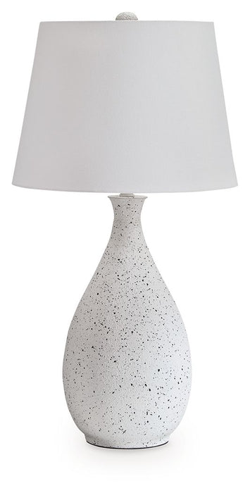 Wyattford - White / Black - Metal Table Lamp - Tallahassee Discount Furniture (FL)