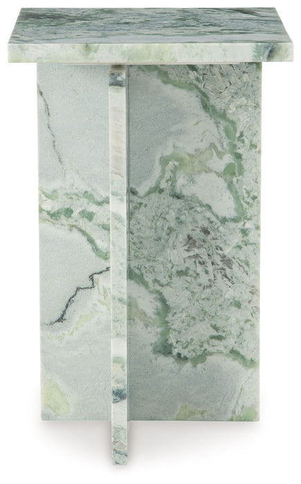 Deaconwell - White / Green - Accent Table - Tallahassee Discount Furniture (FL)