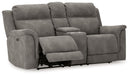 Next-Gen Durapella - Reclining Power Loveseat With Console - Tallahassee Discount Furniture (FL)