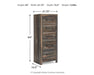 Drystan - Narrow Chest - Brown / Beige - Tallahassee Discount Furniture (FL)