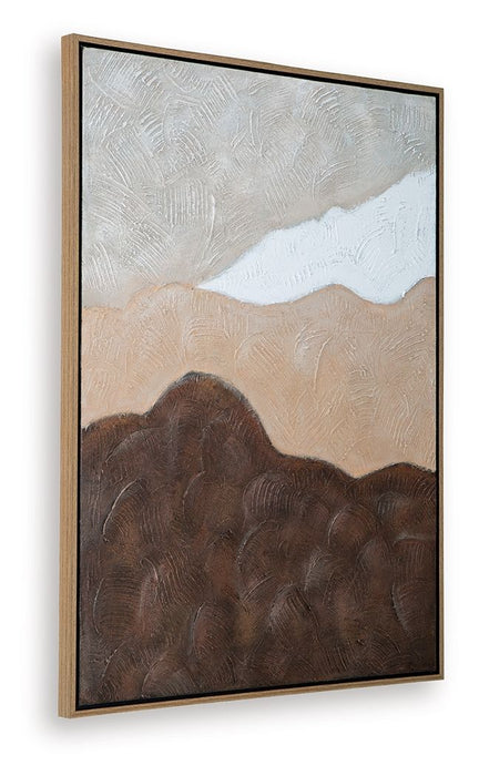 Fanthorne - Tan / Brown / White - Wall Art - Tallahassee Discount Furniture (FL)