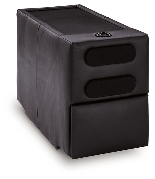 ModMax II - Console With Audio System - Black - Tallahassee Discount Furniture (FL)