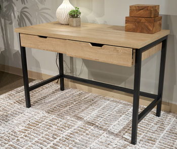 Vine Valley - Home Office Desk - Light Brown - Tallahassee Discount Furniture (FL)