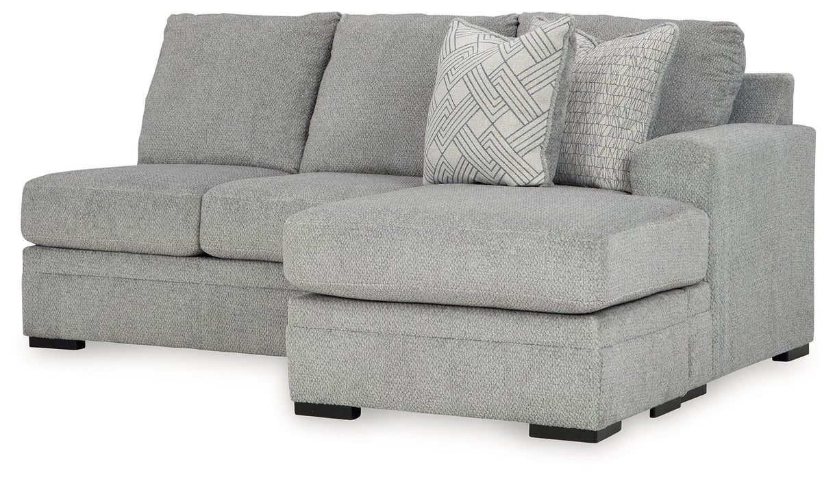 Casselbury - Cement - Raf Sofa Chaise - Tallahassee Discount Furniture (FL)