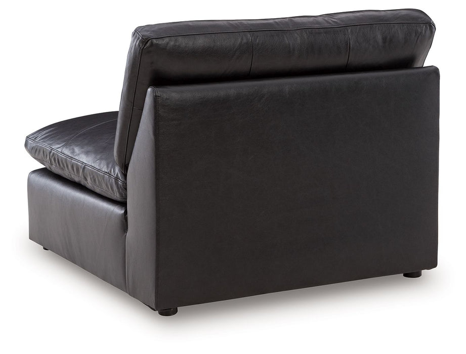 Emilia - Armless Chair - Black - Tallahassee Discount Furniture (FL)