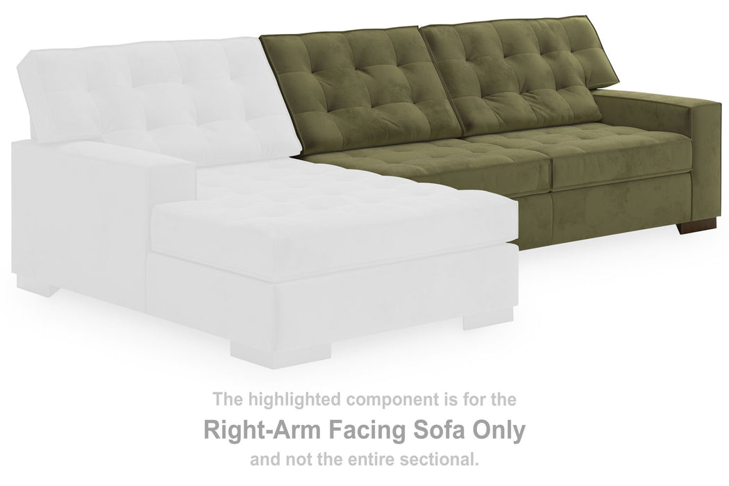 Caspian-Town - Olive - RAF Sofa - Tallahassee Discount Furniture (FL)