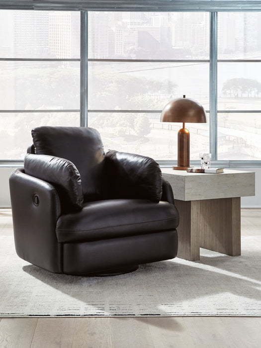 ModMax II - Swivel Glider Recliner - Black - Tallahassee Discount Furniture (FL)