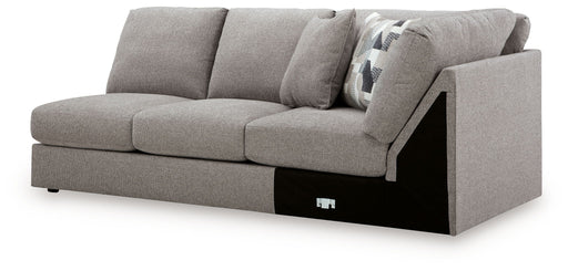 Lindon - RAF Armless Loveseat With Wedge - Smoke - Tallahassee Discount Furniture (FL)