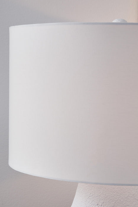 Dashland - Metal Table Lamp - White / Navy - Tallahassee Discount Furniture (FL)
