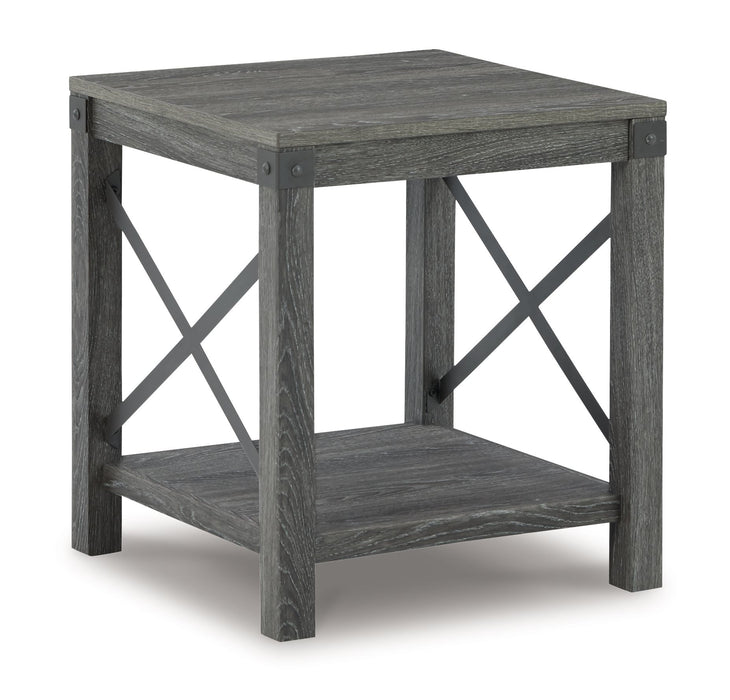 Freedan - 3 Pc. - Coffee Table, 2 End Tables - Grayish Brown - Tallahassee Discount Furniture (FL)
