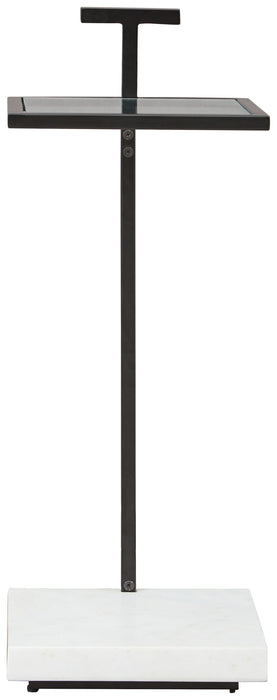 Mannill - Black / White - Accent Table - Tallahassee Discount Furniture (FL)